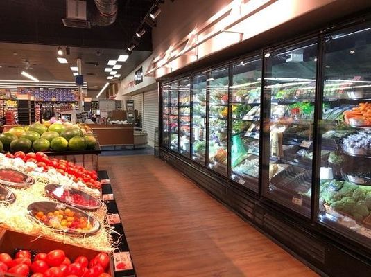 4/5/6 Drzwi Komercyjne szklane drzwi Zamrażarka Szklane drzwi Cooler Supermarket High End