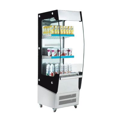 Wentylowane chłodzenie Chłodziarka wystawowa otwarta 180 l Lodówka ekspozycyjna z otwartym pokładem Lodówka ekspozycyjna Grab &amp; Go