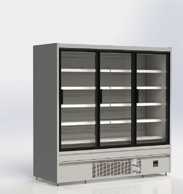 Supermarket R290 pionowa chłodziarka ze szklanymi drzwiami 2/3/4 drzwi 220V/50HZ