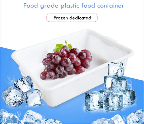 Zgrubiony biały plastikowy gumowy basen baseny żółwia Pudełko plastikowe kwadratowe obrot basen myjni