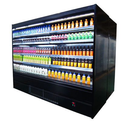 Dwustronna lodówka z otwartym wyświetlaczem Otwarta witryna Supermarket 608L 912L 1200L
